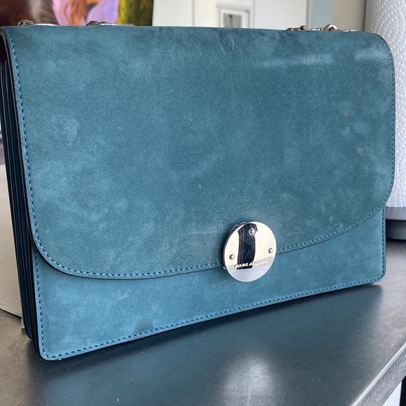 Emerald Suede Marc Jacobs Shoulder Bag - Picture 2 of 9